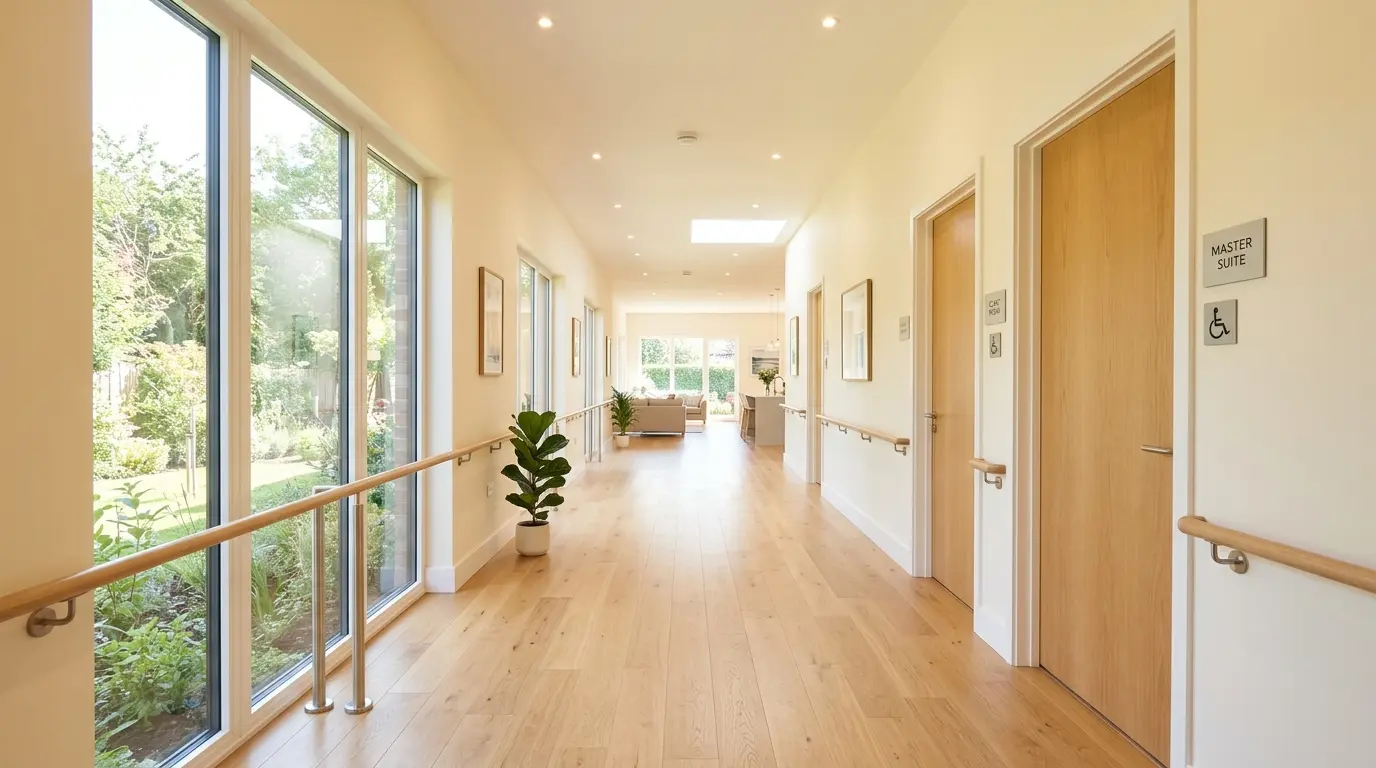 Intérieur chaleureux et adapté