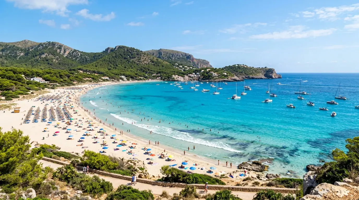 Retraitée souriante face à la mer