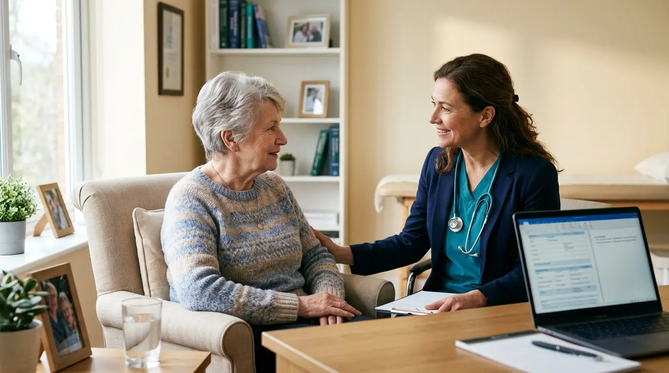 Couple de seniors souriants